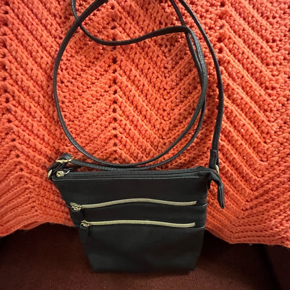 Ladies Source Unknown Crossbody Bag, Small, Black… - image 1